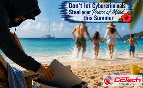 ☀️ Staying Secure While Unplugging This Summer☀️