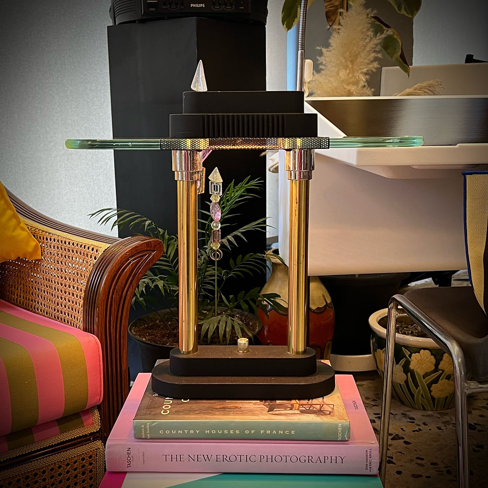 Küçük resim: George Kovacs Postmodern Architectural Table Lamp