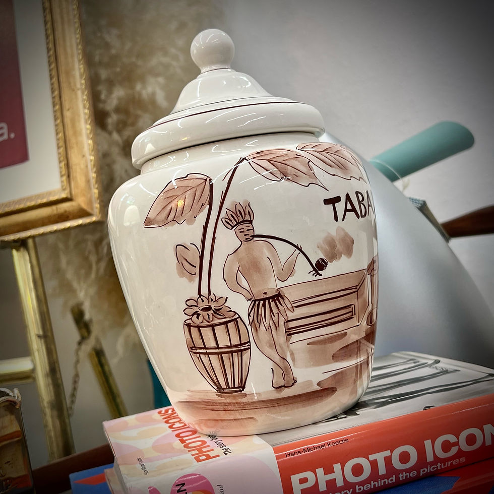 Küçük resim: Vintage Tobacco Jar 