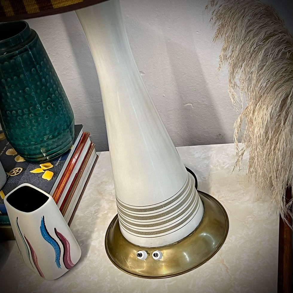 Küçük resim: Mid Century Midi Floor / Oversized Table Lamps 