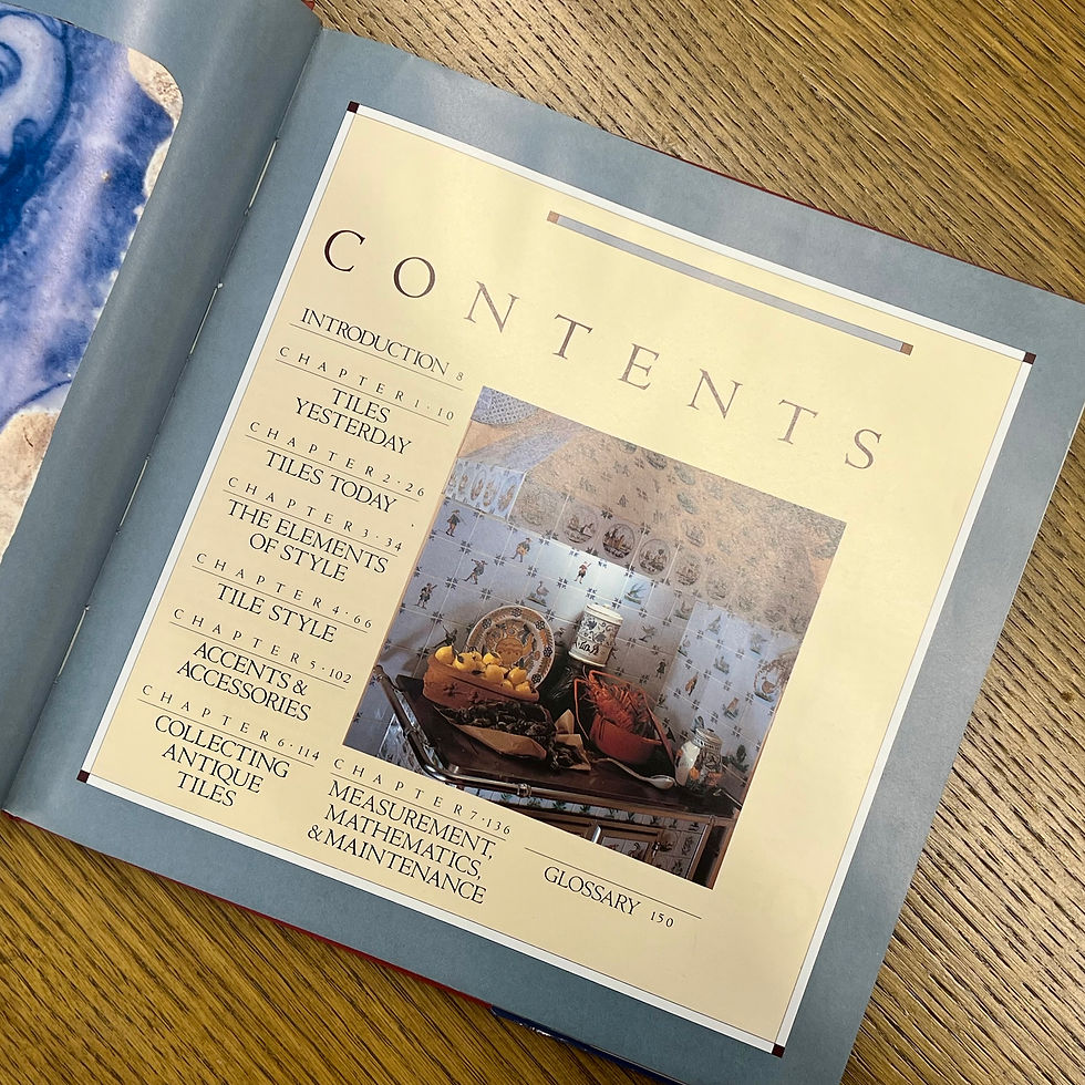 Küçük resim: Decorating With Tiles — Roslyn Siegel 