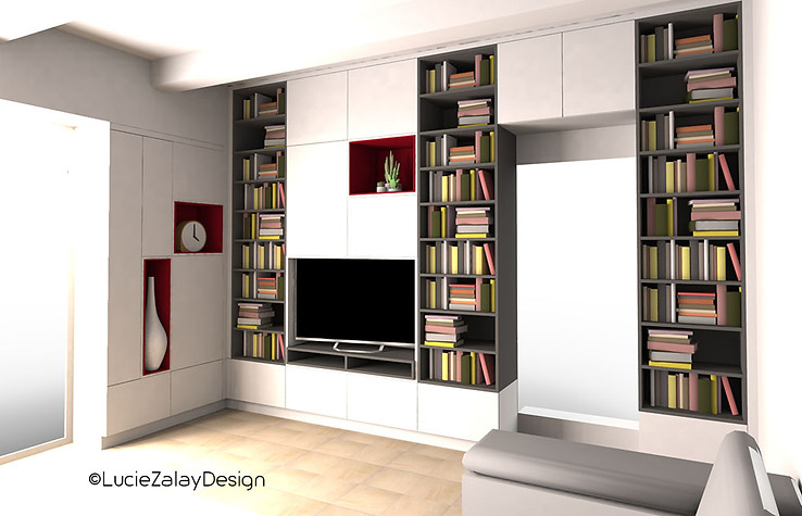 Bibliothèque LucieZalayDesign