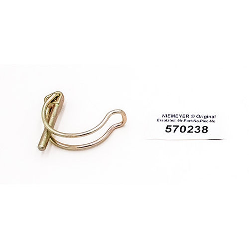 570238 Rohrklappstecker 6,5 RD., vz. NIEMEYER Original