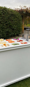 Charcuterie cart at Chesterwood in Stockbridge