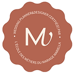 Logo certifié Wedding planner & Designer
