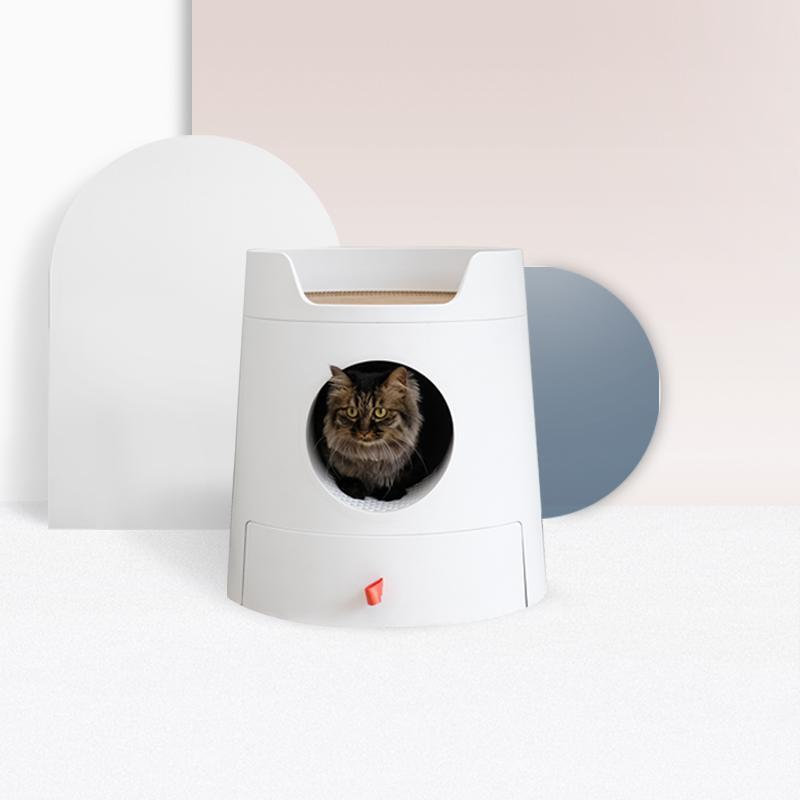 Castle 2 in 1 SemiClosed Cat Litter House The Feelter