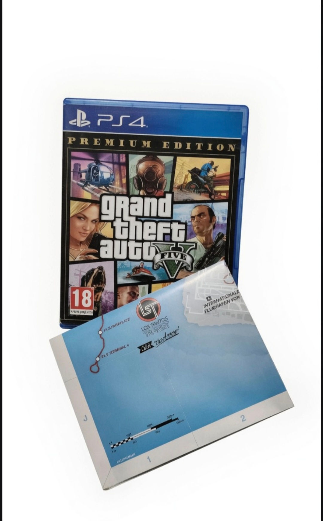 GTA V + Mapa (Premium Edition) - PS4