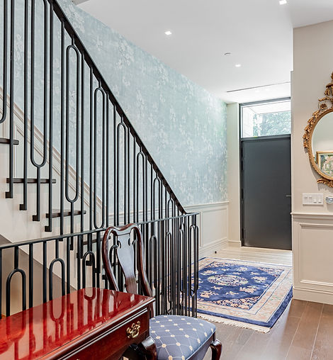 the great white (and blue) north stairway