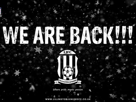 We Are Back!