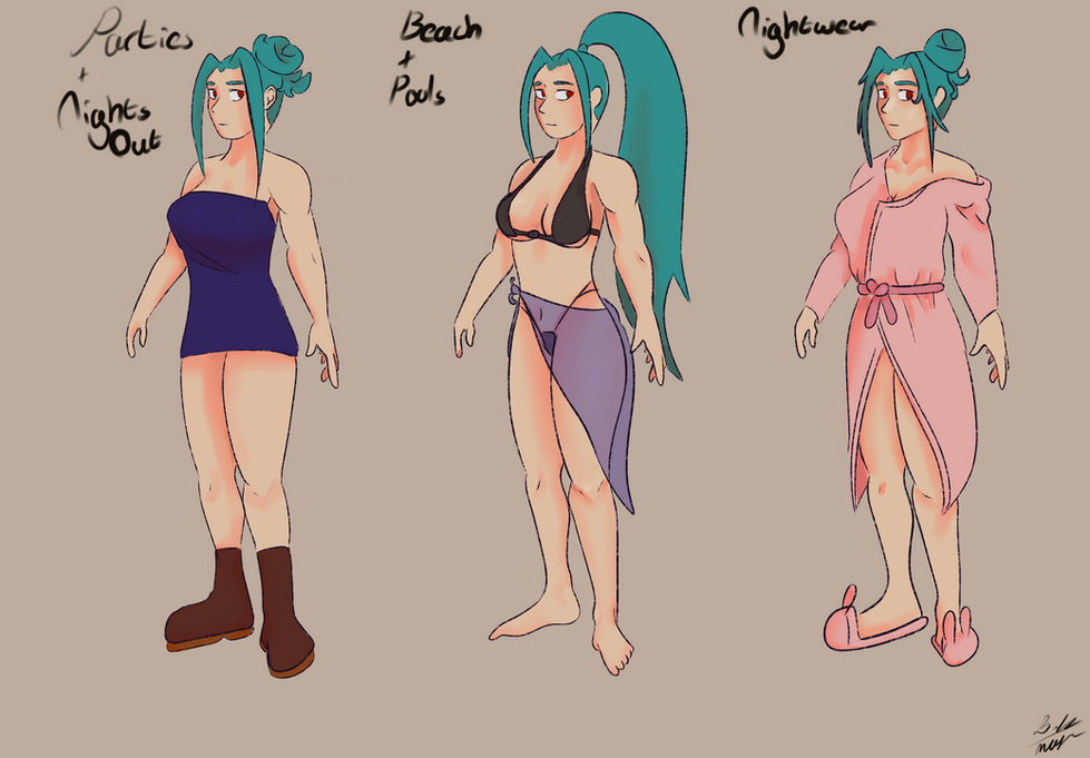 Morrigan Outfits