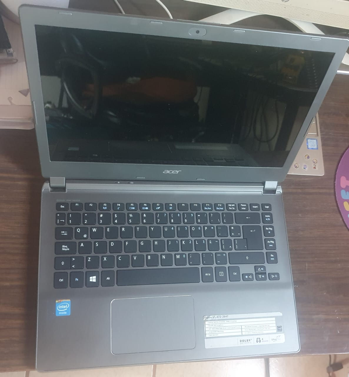 Laptop Acer Aspire V5 – Ideal para tareas y oficina – Lista para usar
