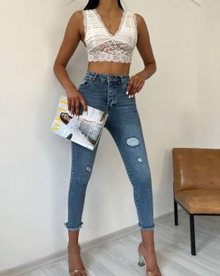 Sevpan jeans Yeni Sezon mavi denim