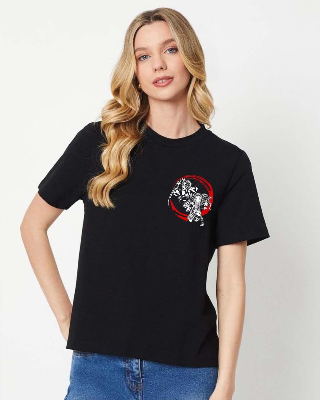 Unisex Nezuko black t-shirt