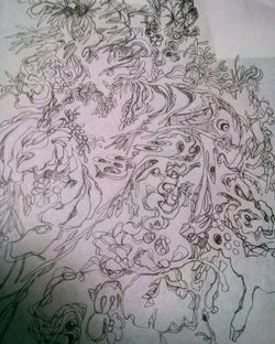 #北沢あつこ　_#illustration‬ #イラストレーション‬_#art‬ #アート #悪戯描き‬ ‪#atsukokitazawa‬ ‪#kitazawa‬ #drawing #japanes