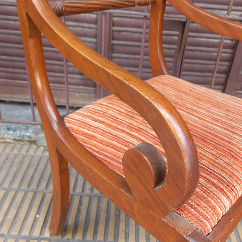 Miniatura: * juego de sillas y sillones ingleses imperio