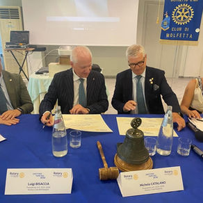 Gemellaggio rotariano: Battipaglia e Molfetta, uniti dagli stessi valori