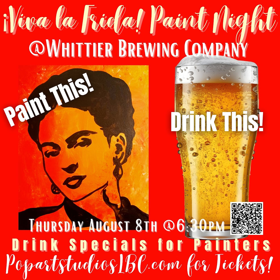 Sold Out! Viva la Frida Paint Night at Whittier Brewing Company