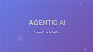 Agentic AI Sample Projects Portfolio