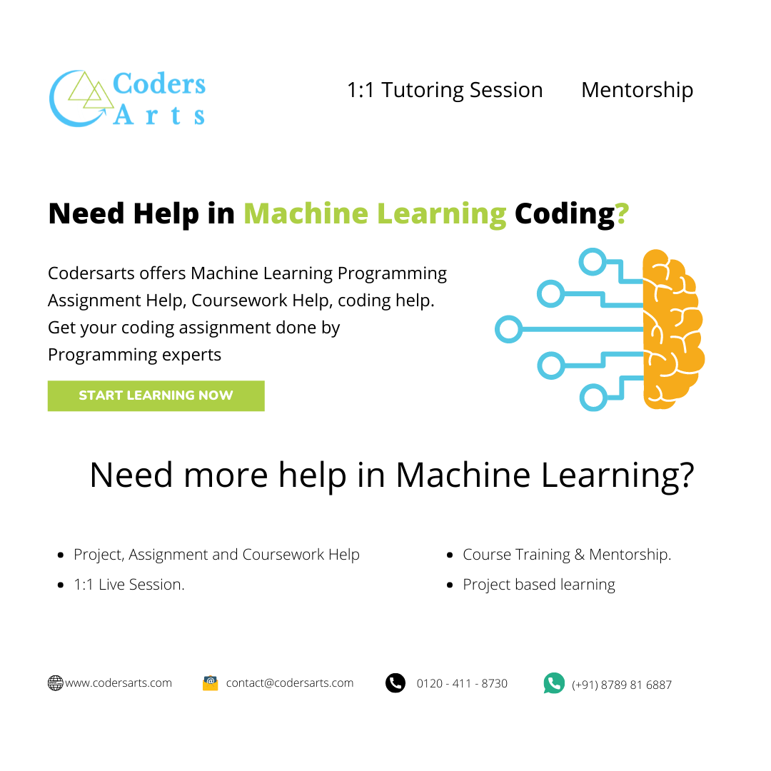 Machine Learning Coding Help - Codersarts