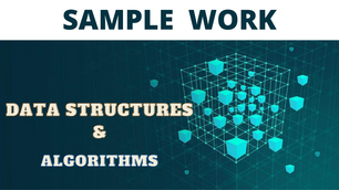 Data Structure and algorithm analysis I sample work