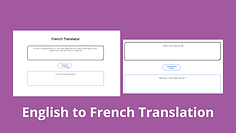English to French Translation Flask Application