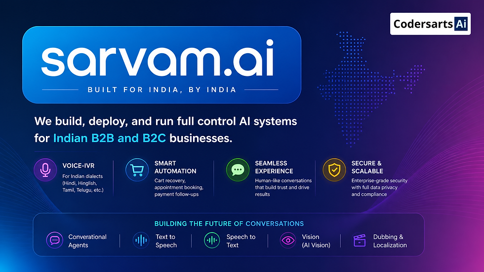 Building Sovereign GovTech: Deploying Multilingual Voice Bots with Sarvam AI