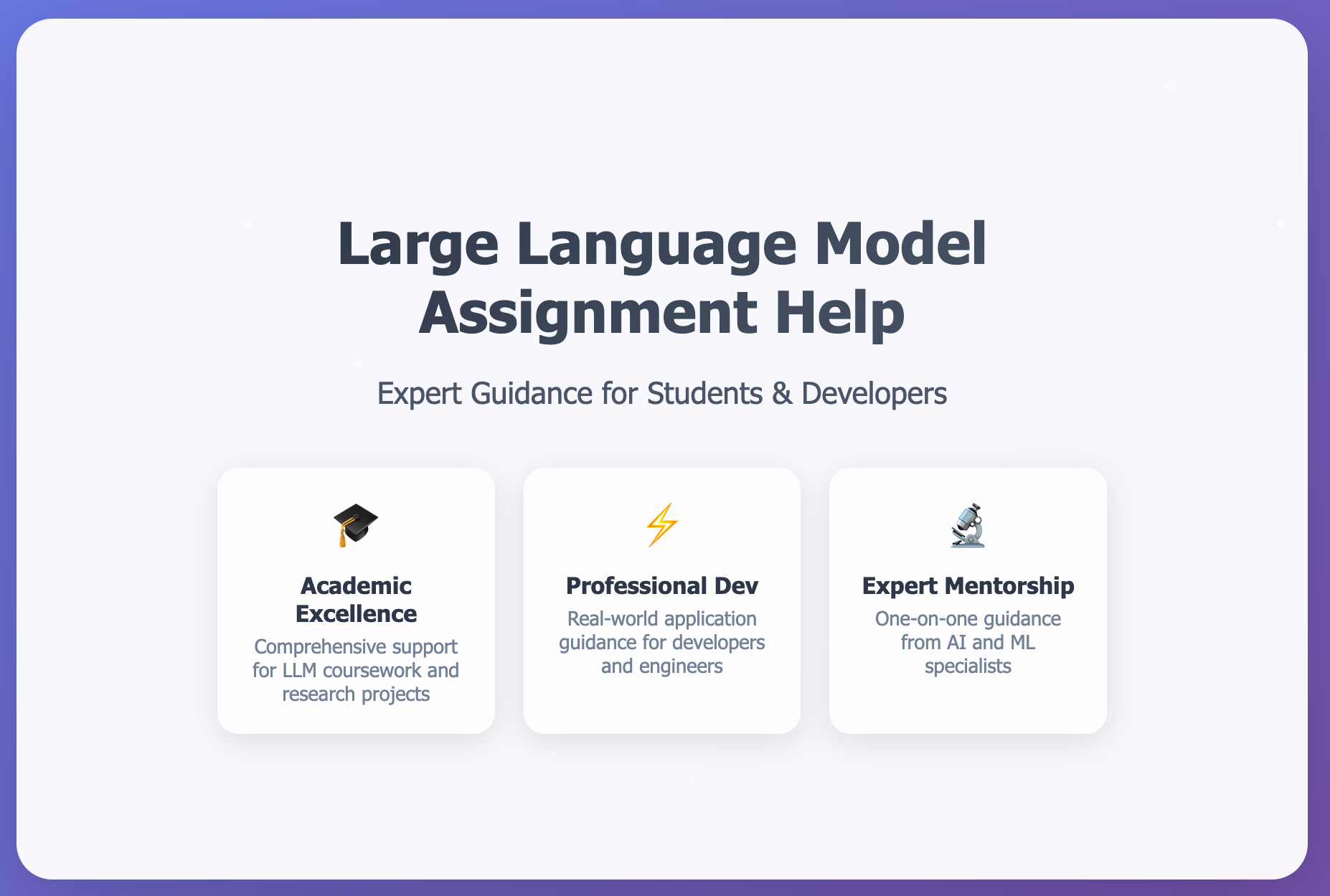 Large Language Model Assignment Help – Expert Guidance for Students ...