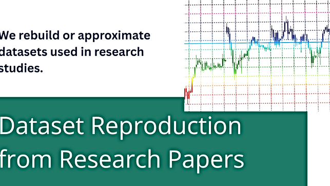 Dataset Reproduction from Research Papers