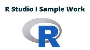 R Studio / Sample Work