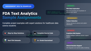 FDA Text Analytics - Sample Assignments