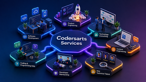 Codersarts Services Network Hub.png