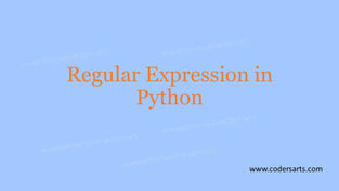 Regular Expression in Python with Examples by Codersarts