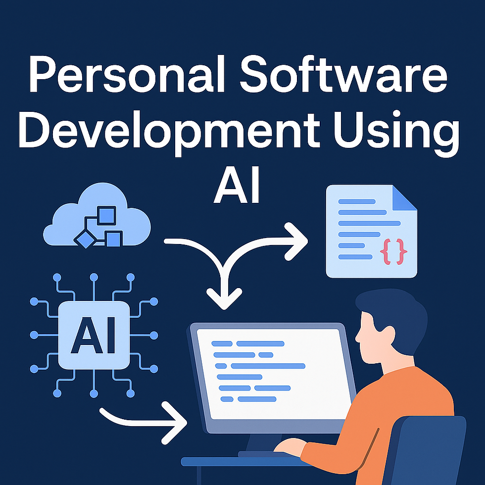 Personal Software Development Using AI: How Anyone Can Build Apps Faster