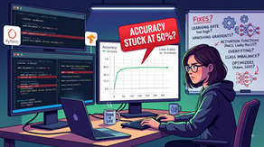 Why Is My Neural Network Accuracy Stuck at 50%? (PyTorch & TensorFlow Fixes)