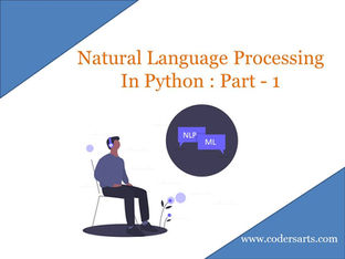 Natural Language Processing In Python : Part - 1