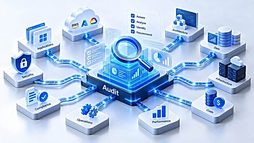 Technology audit report with prioritized findings by Codersarts