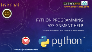 Python Programming Assignment, Homework, Project Help - Codersarts