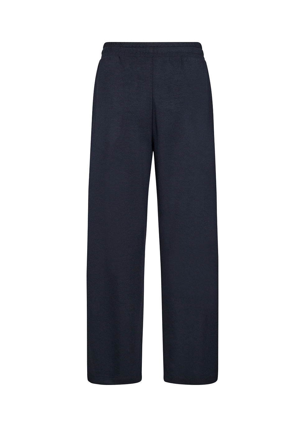 Thumbnail: Donkerblauwe casual broek met rechte pijp Soyaconcept