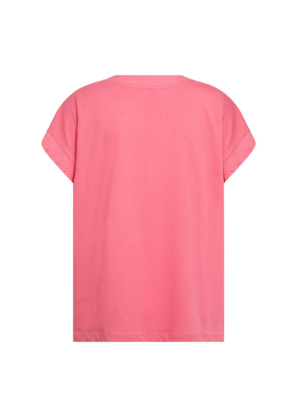 Thumbnail: Roze T-shirt met V-hals Soyaconcept