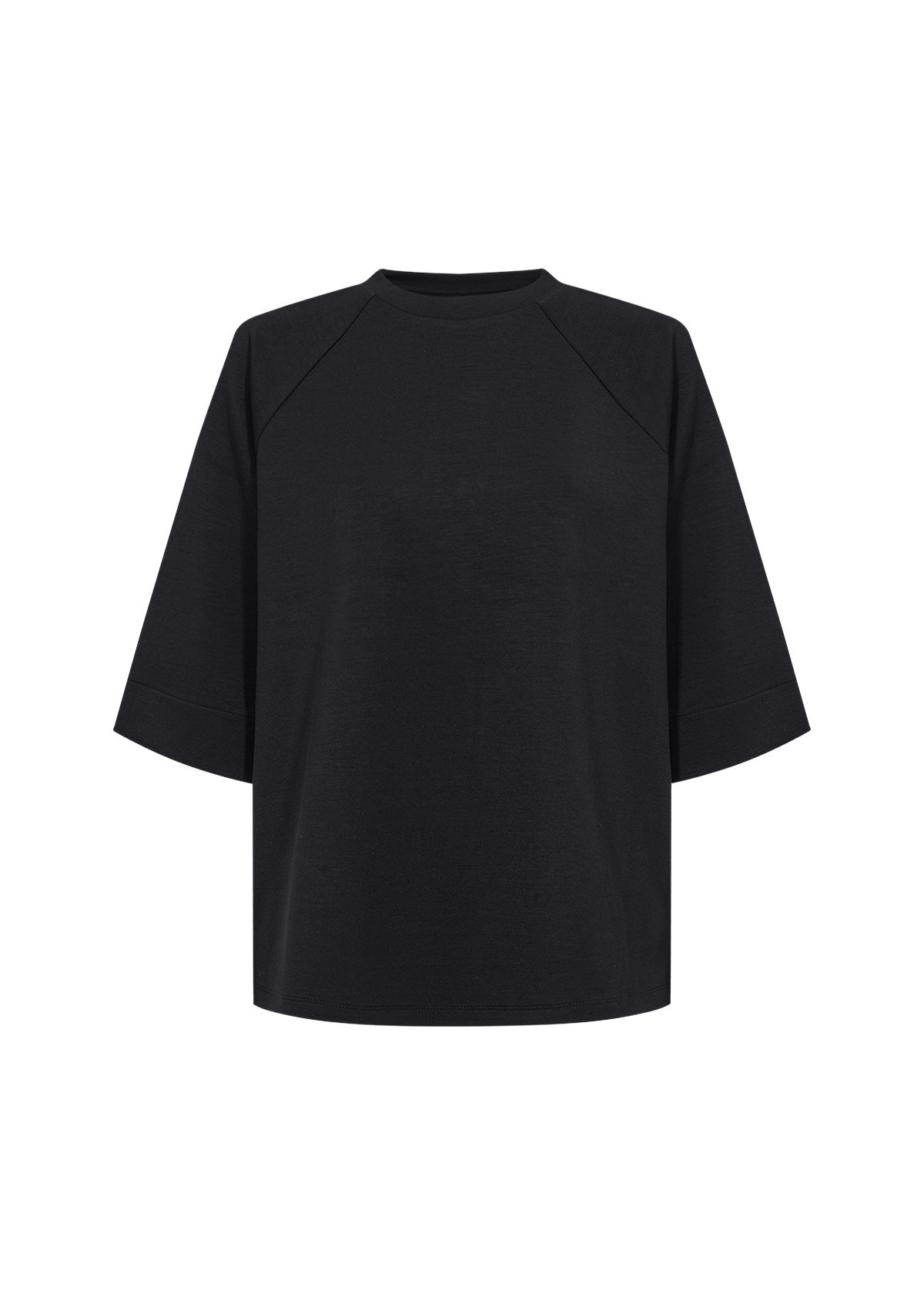 Zwarte blouse met driekwartmouwen Soyaconcept