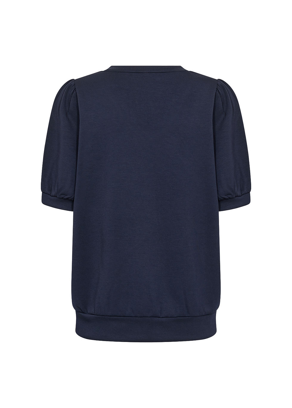 Thumbnail: Donkerblauw T-shirt met V-hals Soyaconcept
