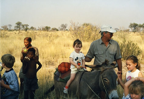 Camping in the Kalahari