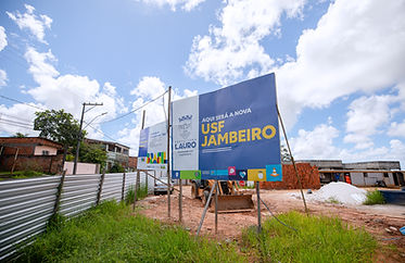 Obra de nova unidade de saúde avança no Jambeiro e amplia atendimento em Lauro de Freitas