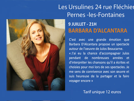 Pernes les Fontaines le 9 juillet