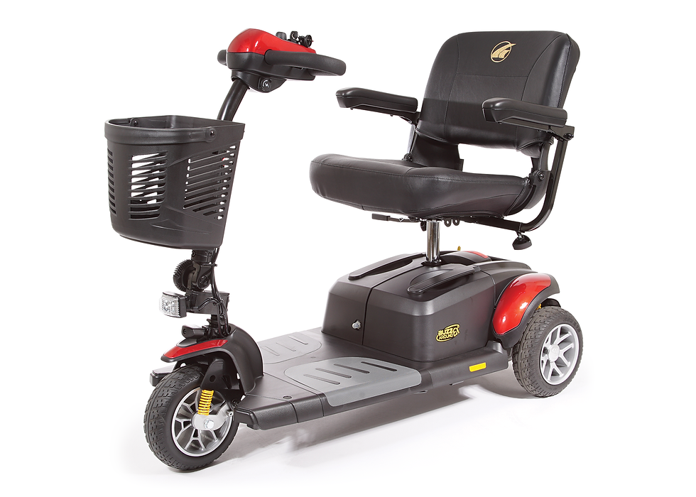 Thumbnail: Golden Buzzaround EX 3 Wheel GB118 left side red