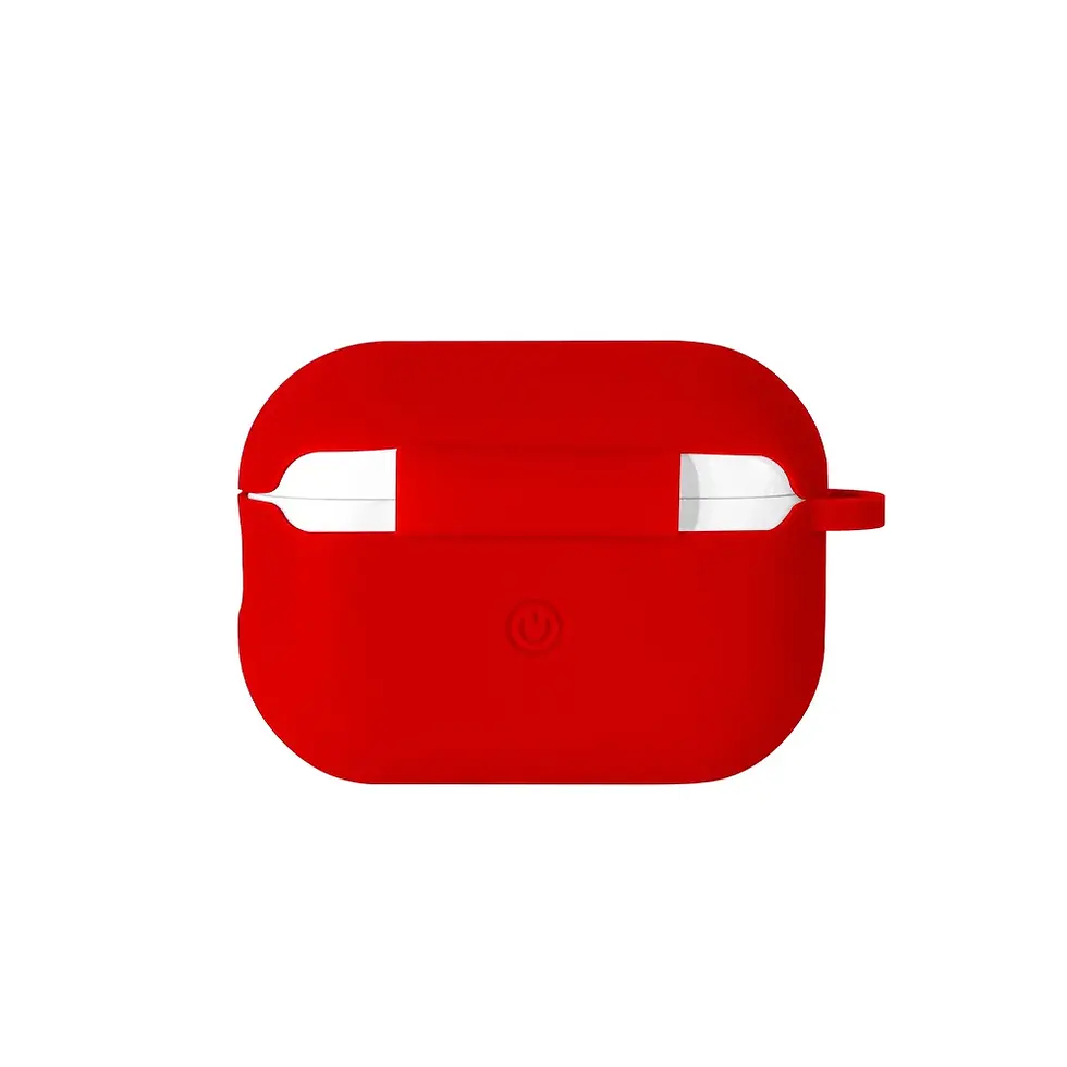 Miniatyrbild: Röd   AirPods   Skal   –   Hållbart   Skydd   mot Stötar   och   Repade   i   St
