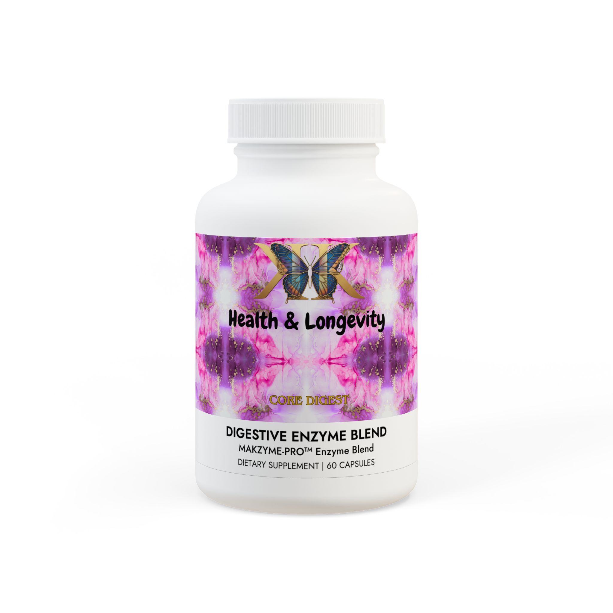 Digestive Enzyme Blend Supplement (60 Capsules)