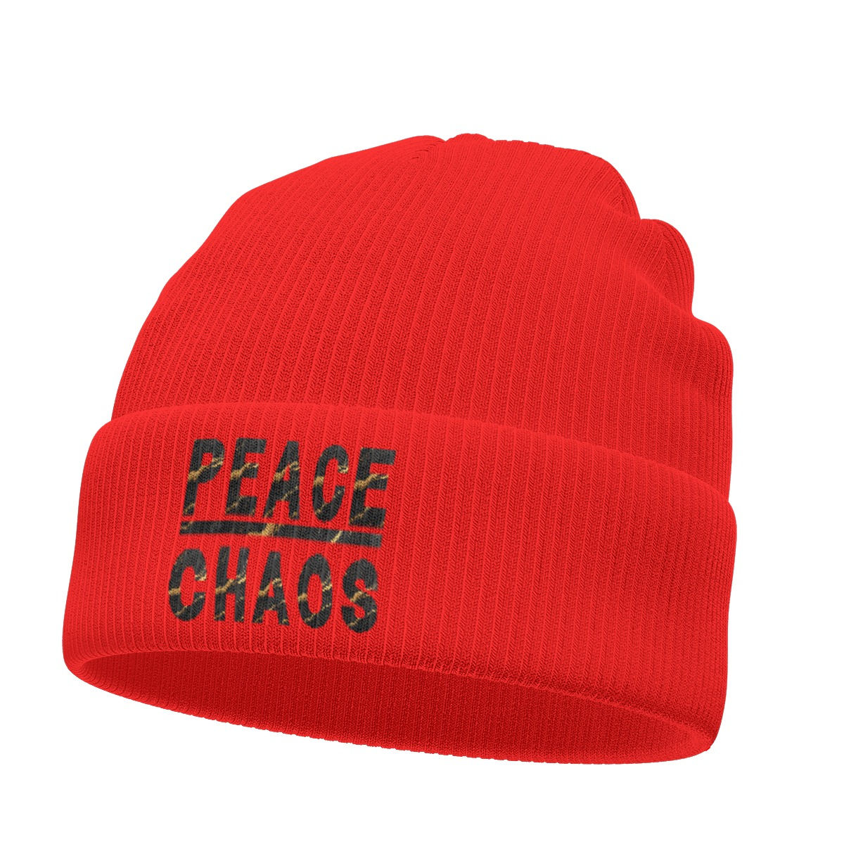 All-Over Print Knitted Hat