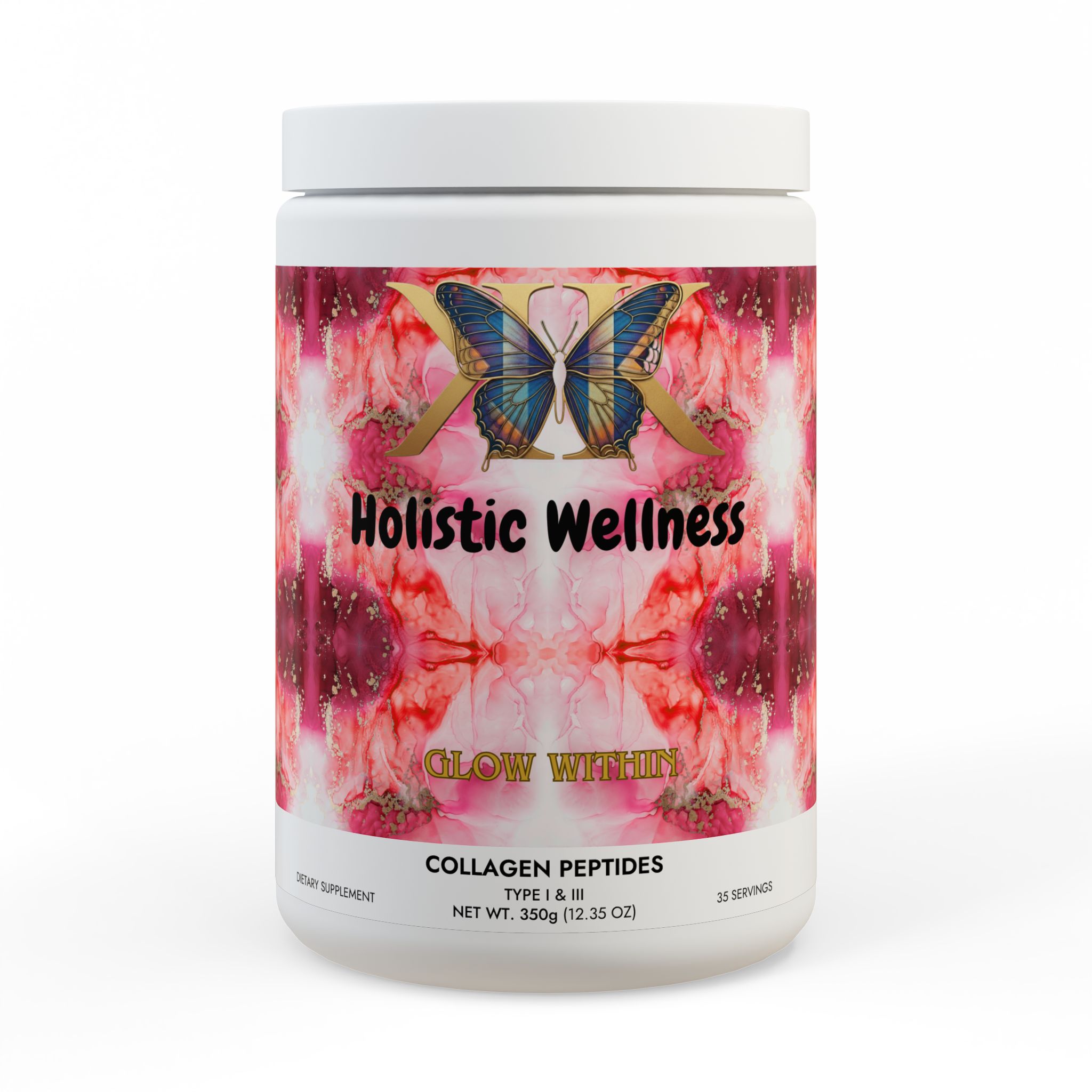 Collagen Peptides Type I & III Supplement (350g, 12.3oz)