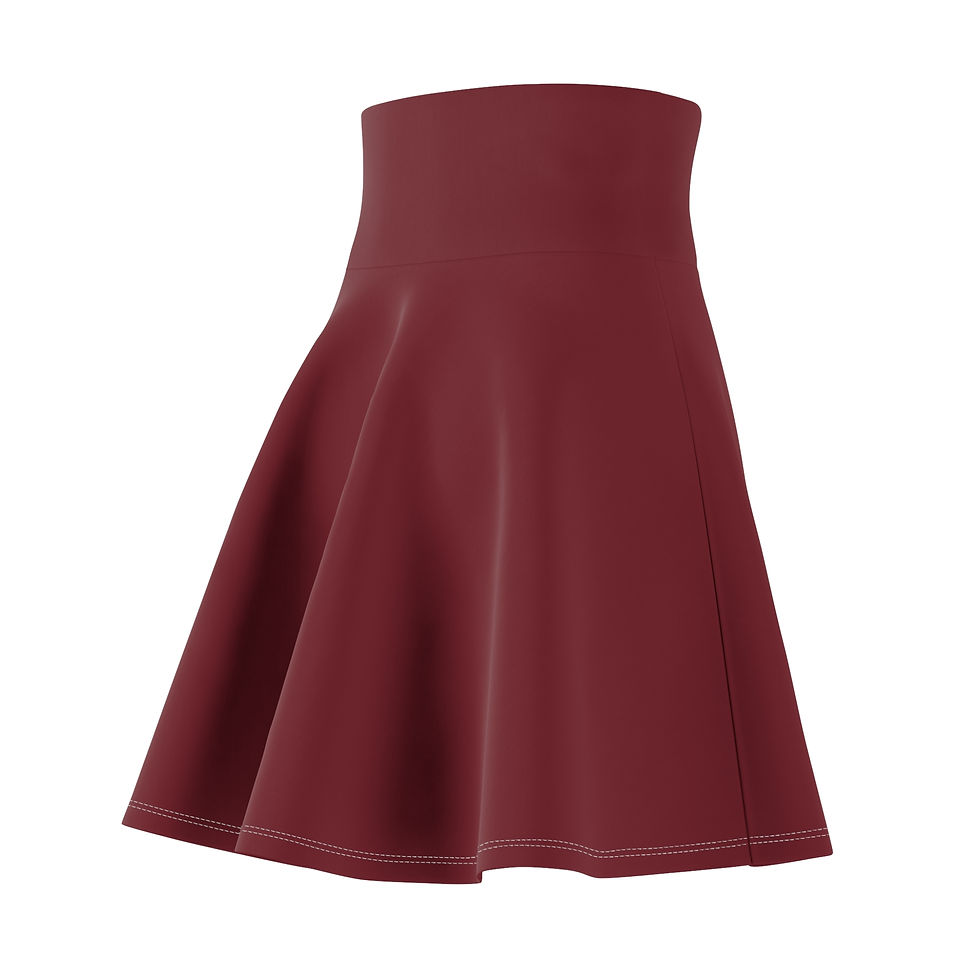 Thumbnail: Women's Skater Skirt Red